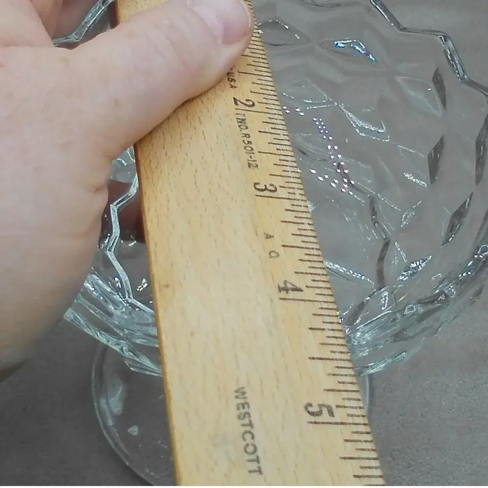 Fostoria Jelly Dish & Lid American Clear (Stem 2056) Vintage Glass Compote